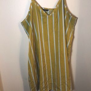 (DONATED) SHEIN yellow (blue tint?) Maternity Mini Dress. XXL